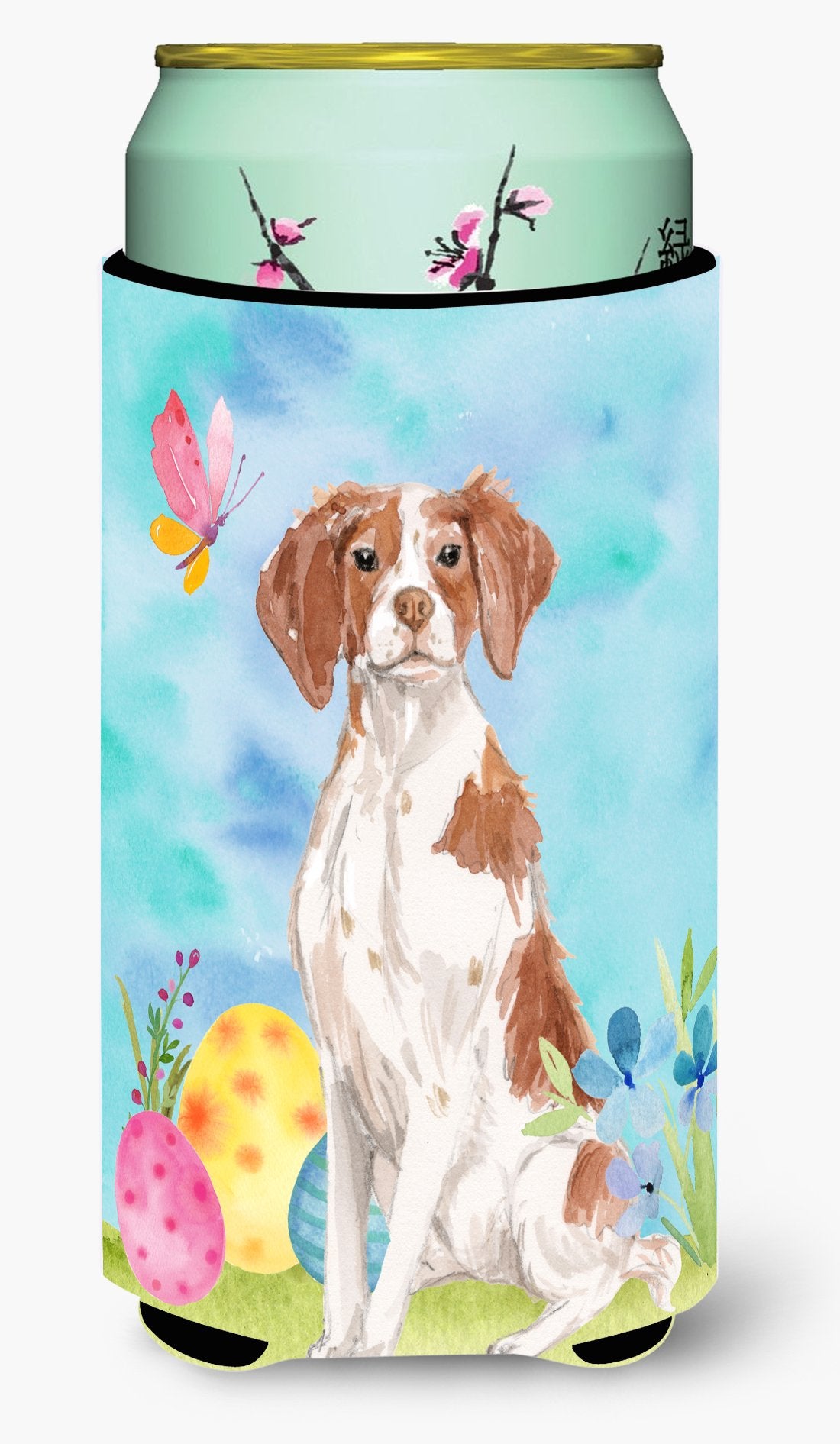 Brittany Spaniel Easter Tall Boy Beverage Insulator Hugger BB9609TBC by Caroline's Treasures