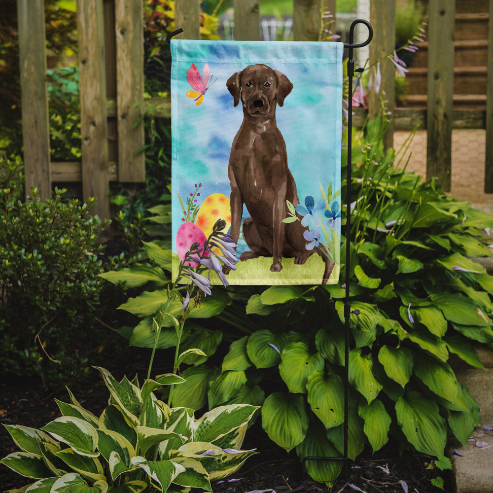 Chocolate Labrador Easter Flag Garden Size BB9610GF  the-store.com.