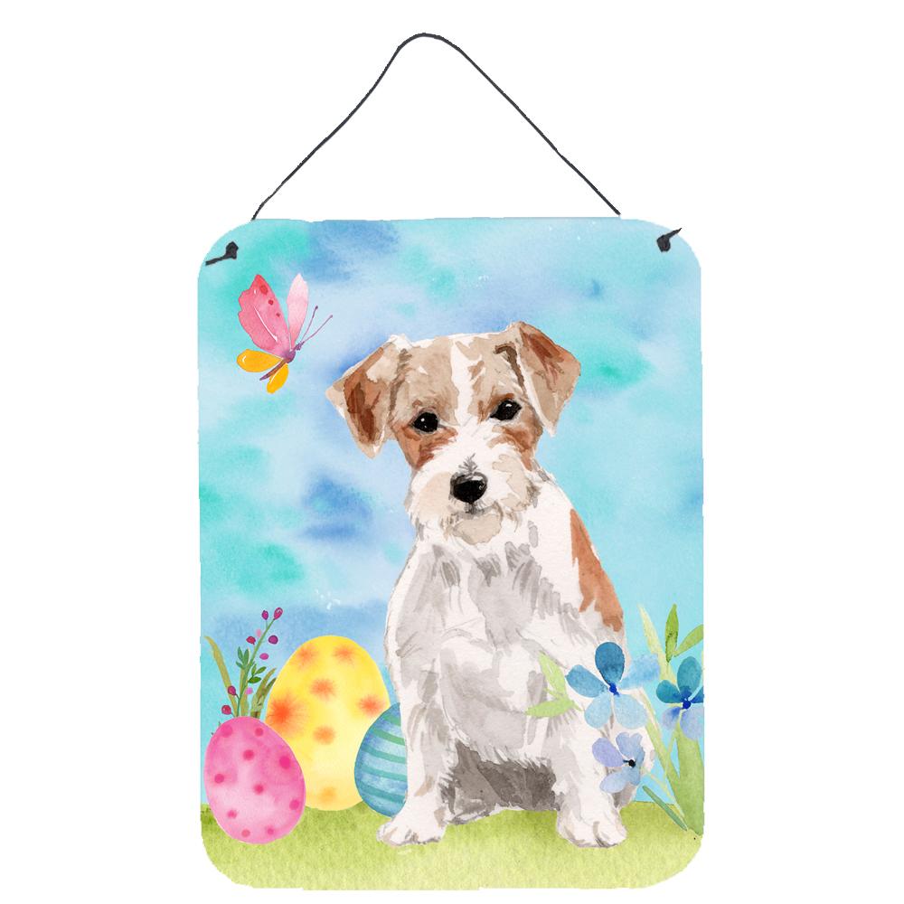 Wire Hair Jack Russell Easter Wall or Door Hanging Prints BB9613DS1216 by Caroline's Treasures