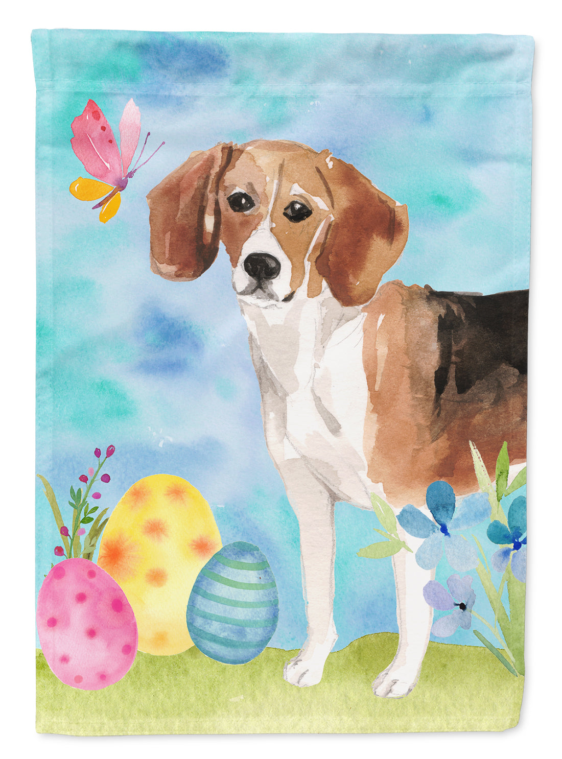 Beagle Easter Flag Garden Size BB9614GF  the-store.com.