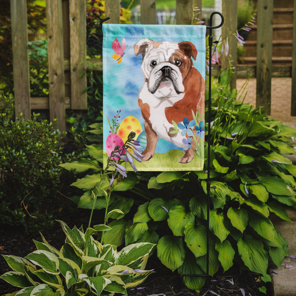 English Bulldog Easter Flag Garden Size BB9626GF  the-store.com.