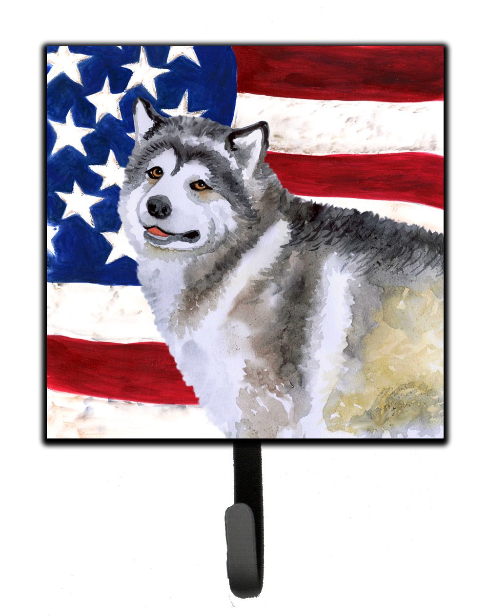 Alaskan Malamute Patriotic Leash or Key Holder BB9638SH4 by Caroline&#39;s Treasures