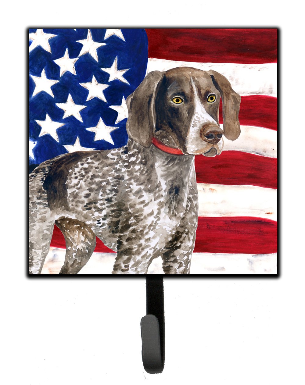 German Shorthaired Pointer Patriotic Leash or Key Holder BB9641SH4 by Caroline&#39;s Treasures