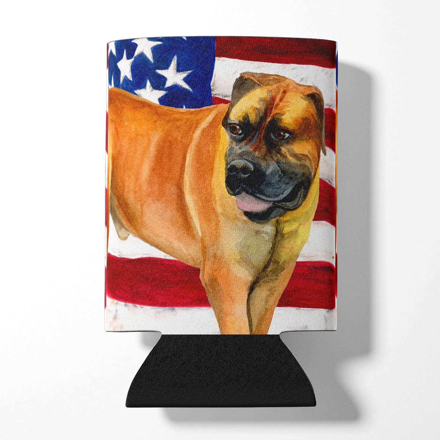 Boerboel Mastiff Patriotic Can or Bottle Hugger BB9646CC  the-store.com.