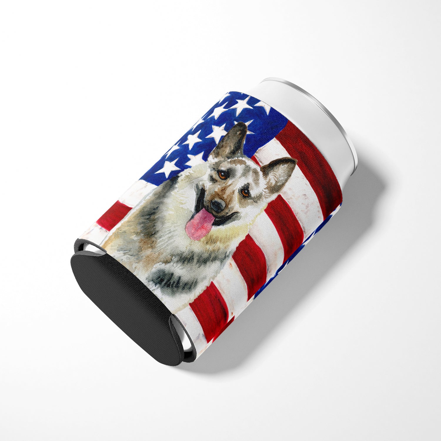 East-European Shepherd Patriotic Can or Bottle Hugger BB9649CC  the-store.com.