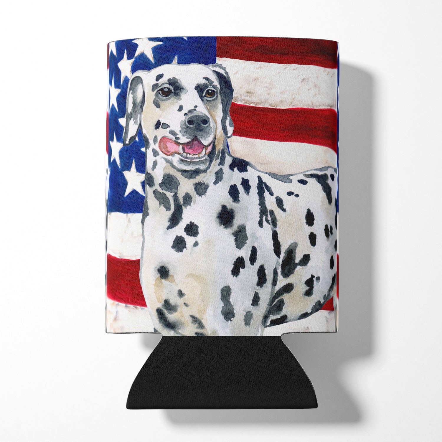 Dalmatian Patriotic Can or Bottle Hugger BB9653CC  the-store.com.