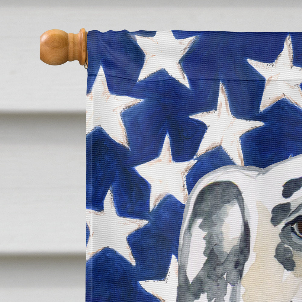 Dalmatian Patriotic Flag Canvas House Size BB9653CHF  the-store.com.