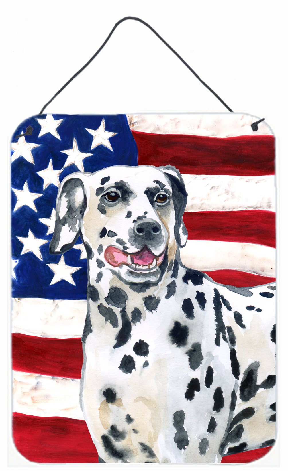 Dalmatian Patriotic Wall or Door Hanging Prints BB9653DS1216 by Caroline's Treasures