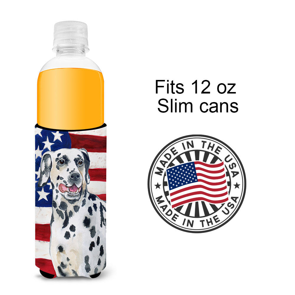 Dalmatian Patriotic  Ultra Hugger for slim cans BB9653MUK  the-store.com.