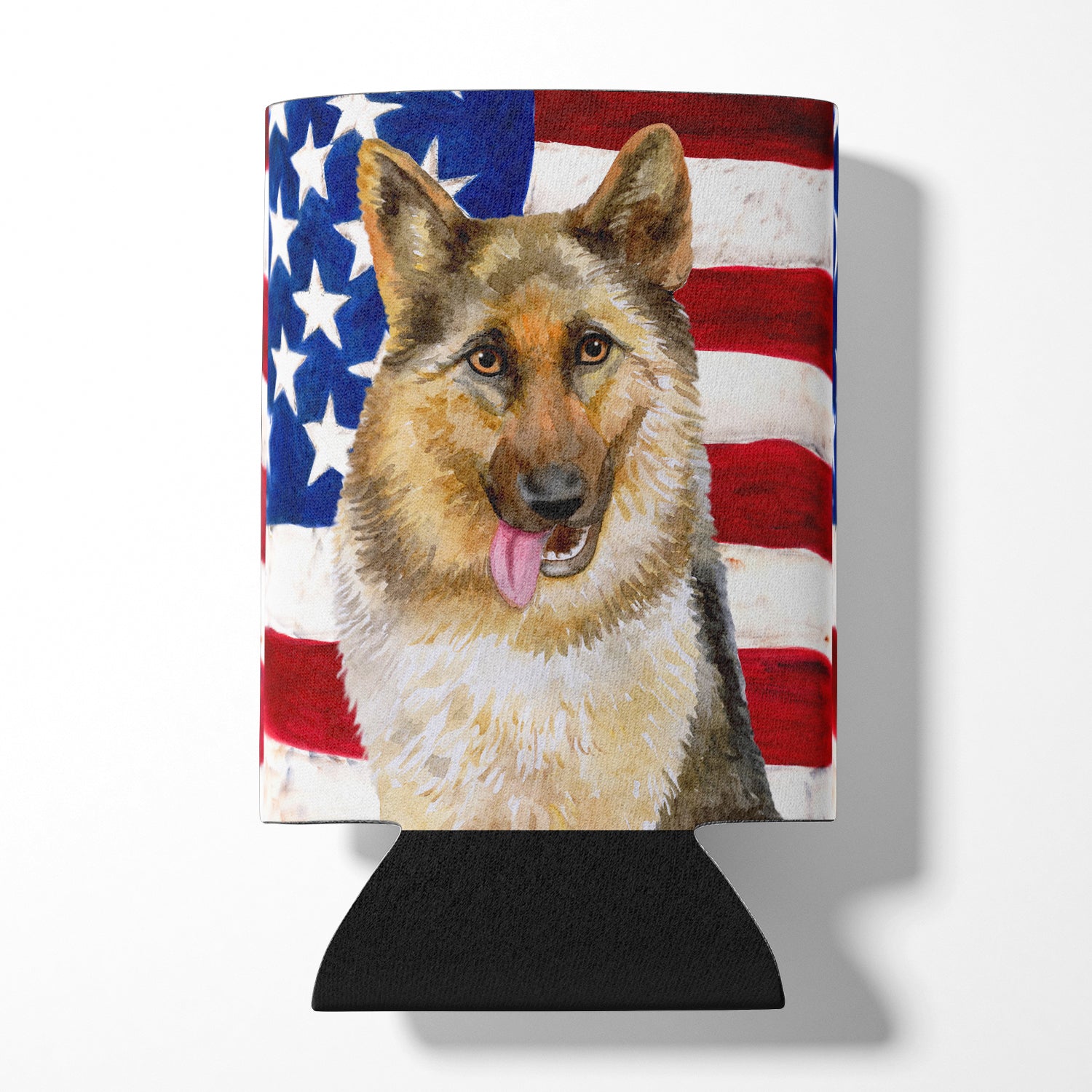 German Shepherd Patriotic Can or Bottle Hugger BB9654CC  the-store.com.