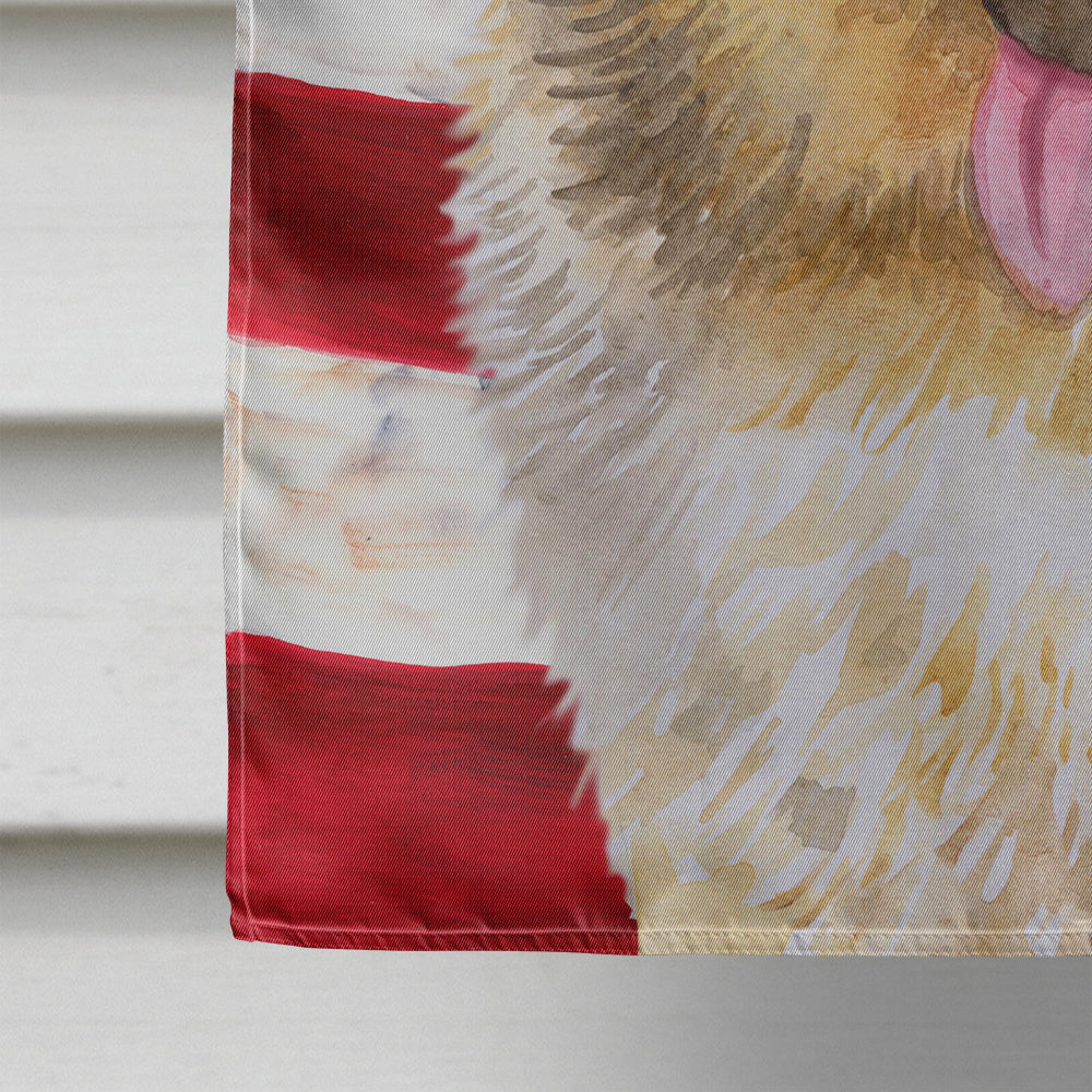 German Shepherd Patriotic Flag Canvas House Size BB9654CHF  the-store.com.