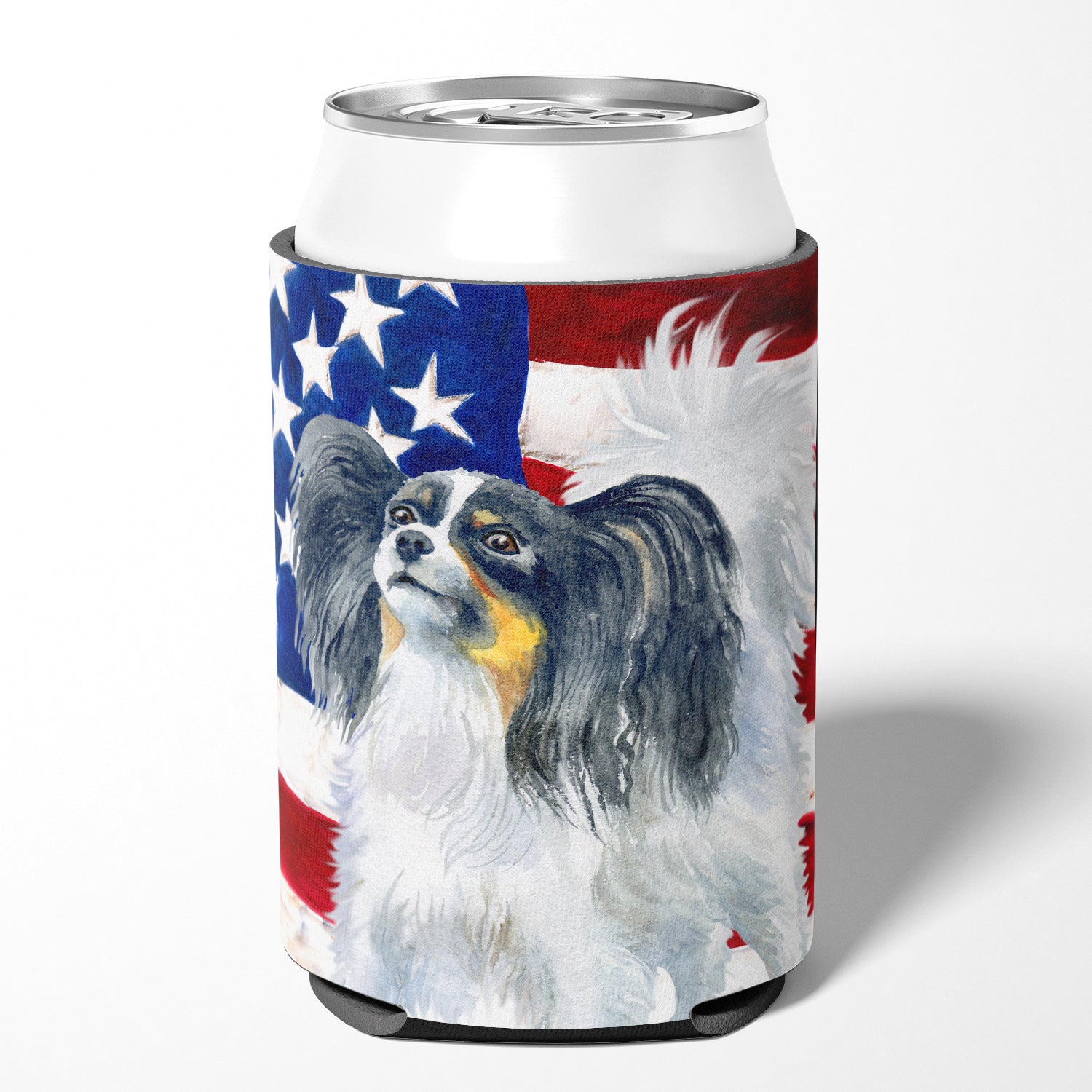 Papillon Patriotic Can or Bottle Hugger BB9657CC  the-store.com.