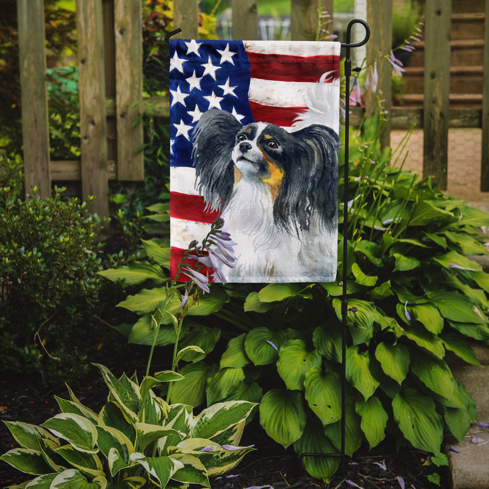 Papillon Patriotic Flag Garden Size BB9657GF  the-store.com.