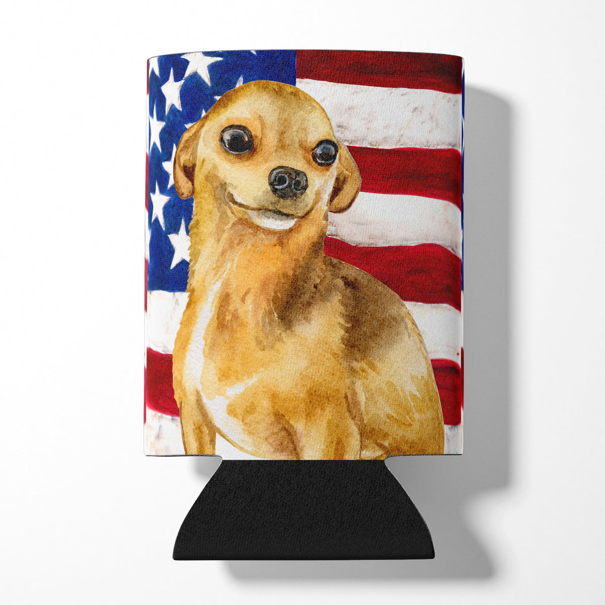 Chihuahua Patriotic Can or Bottle Hugger BB9658CC  the-store.com.