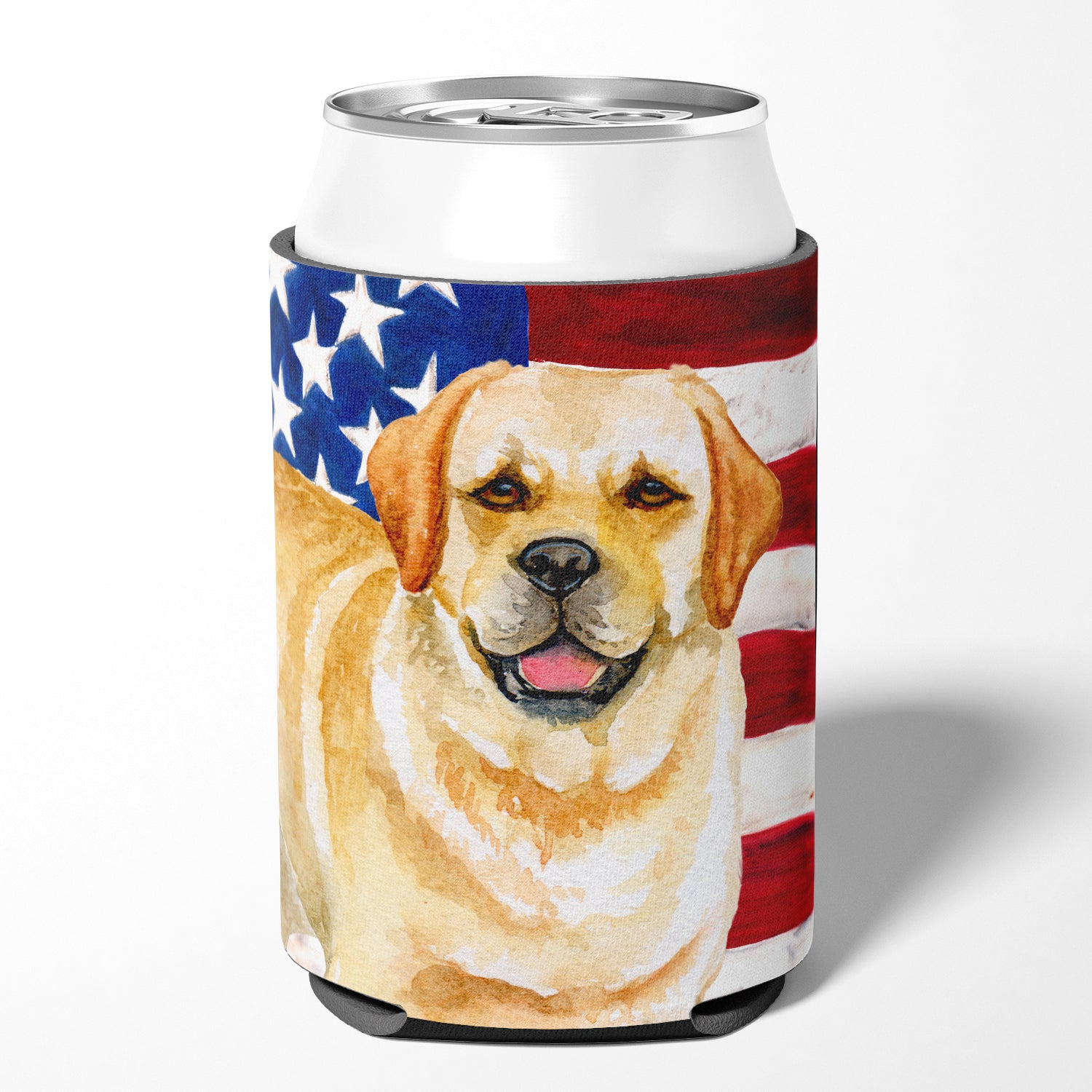 Golden Retriever Patriotic Can or Bottle Hugger BB9664CC  the-store.com.