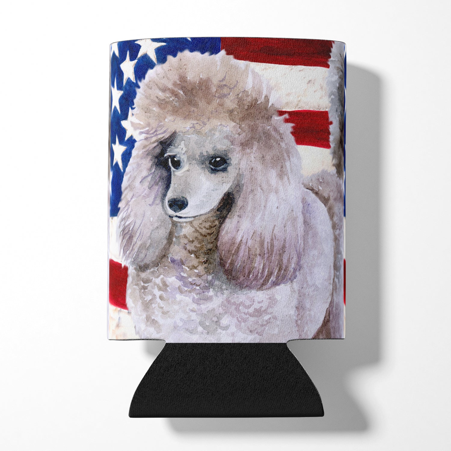 Poodle Patriotic Can or Bottle Hugger BB9665CC  the-store.com.