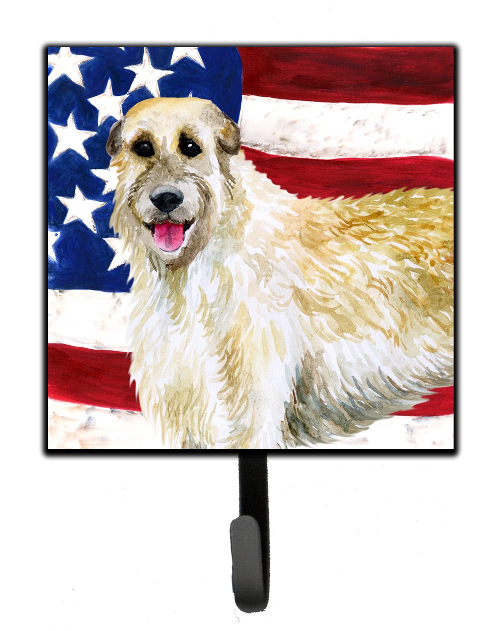 Irish Wolfhound Patriotic Leash or Key Holder BB9670SH4 by Caroline&#39;s Treasures