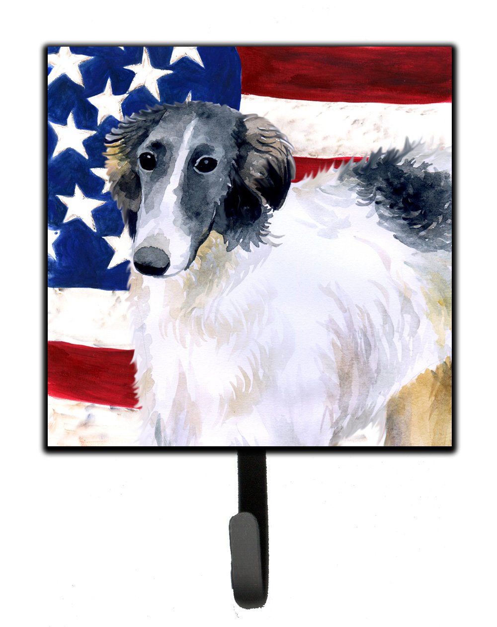 Borzoi Patriotic Leash or Key Holder BB9672SH4 by Caroline's Treasures