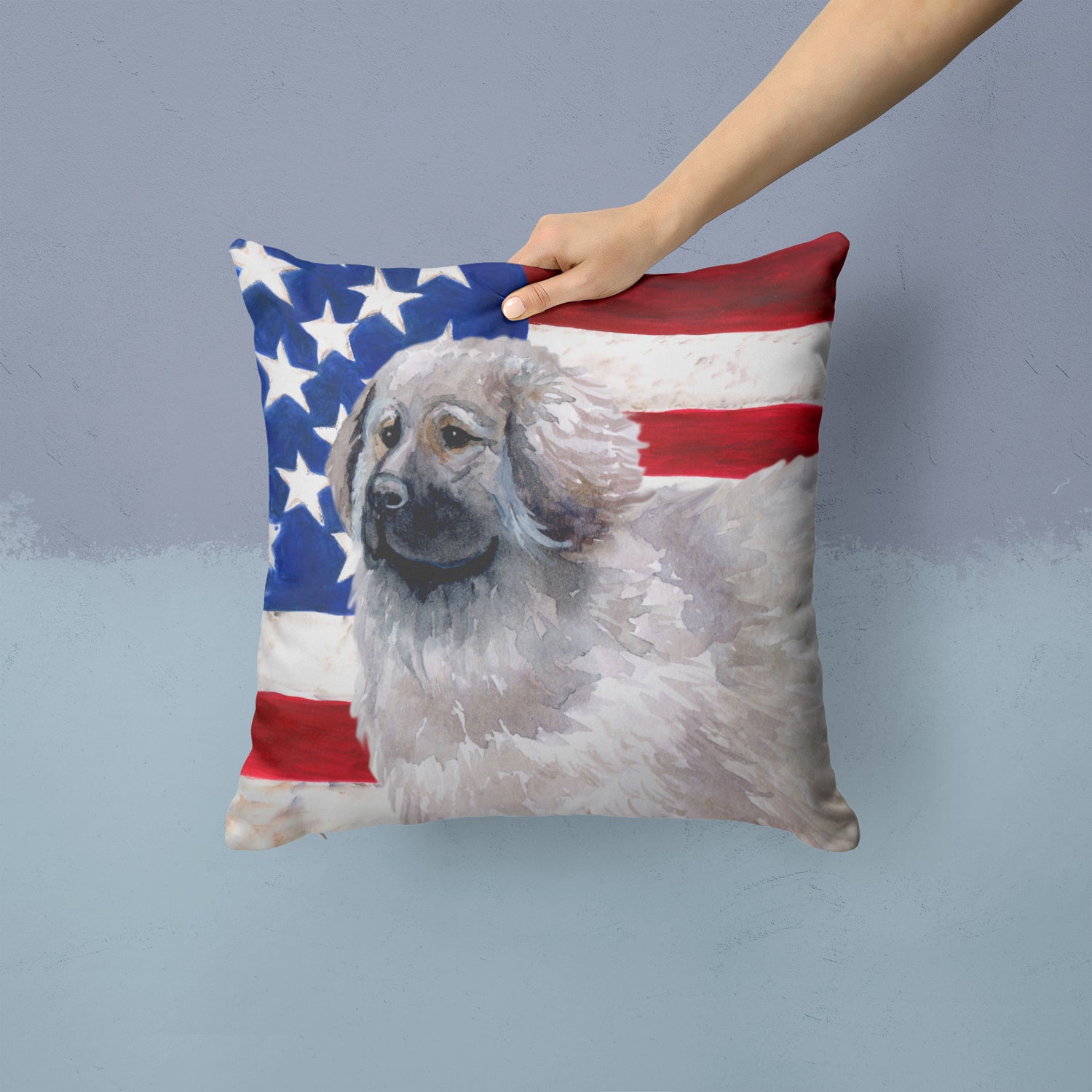 Moscow Watchdog Patriotic Fabric Decorative Pillow BB9673PW1414 - the-store.com