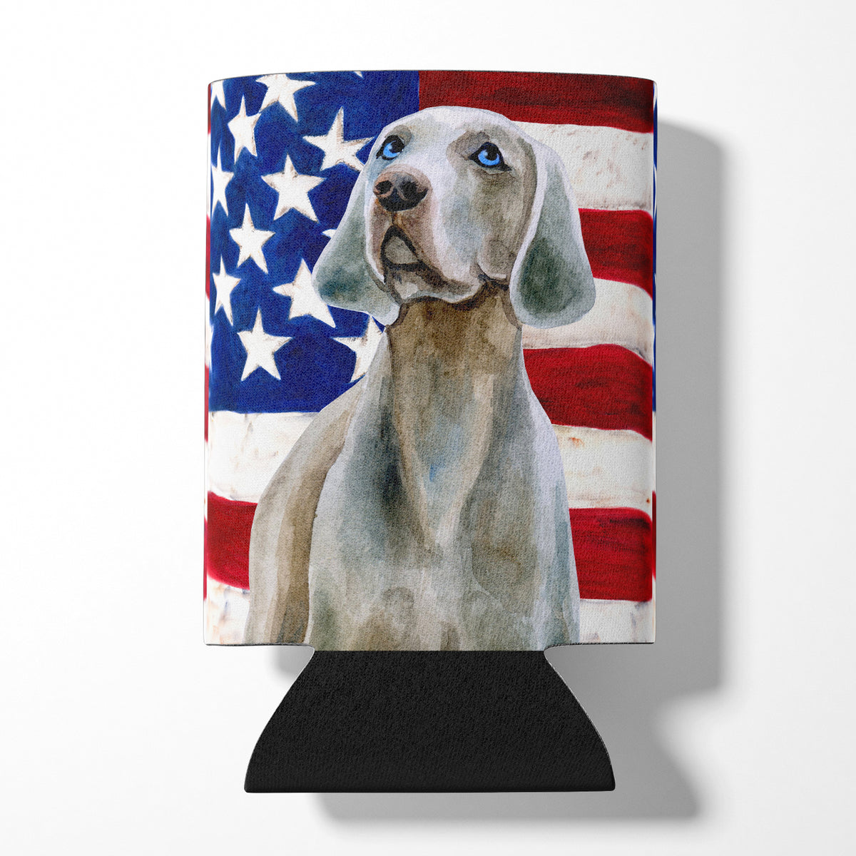 Weimaraner Patriotic Can or Bottle Hugger BB9674CC  the-store.com.