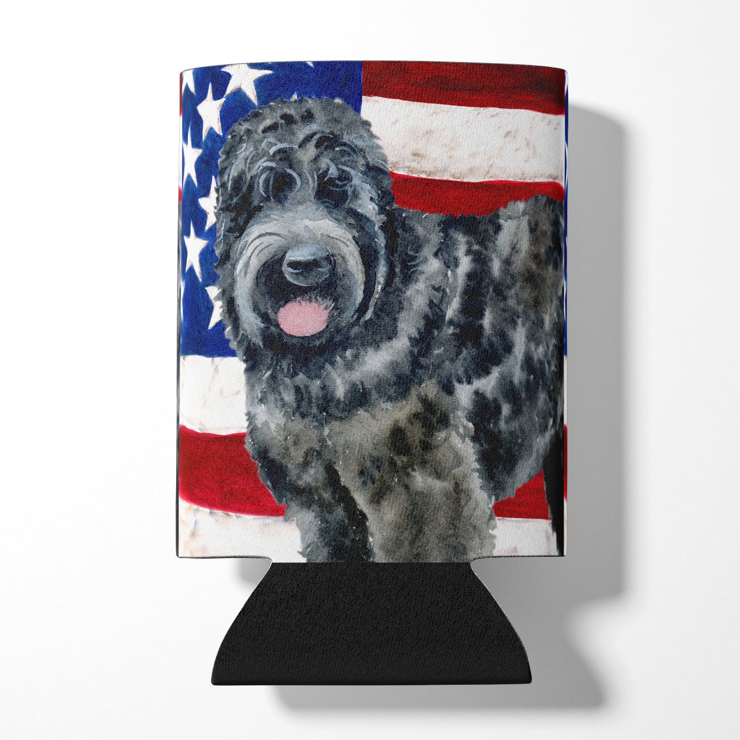 Black Russian Terrier Patriotic Can or Bottle Hugger BB9677CC  the-store.com.