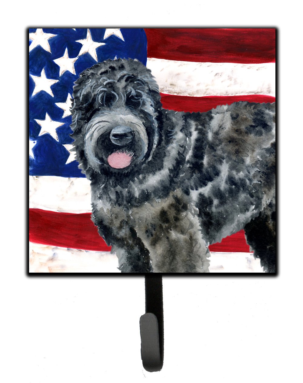 Black Russian Terrier Patriotic Leash or Key Holder BB9677SH4 by Caroline's Treasures