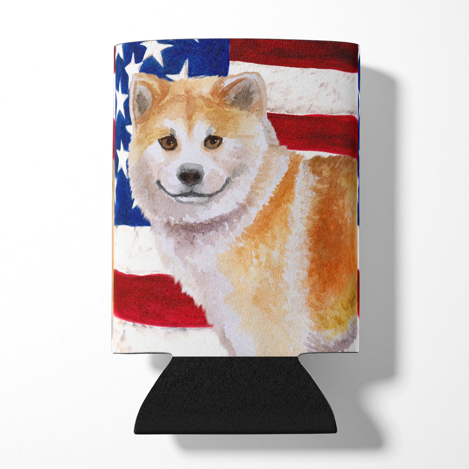 Shiba Inu Patriotic Can or Bottle Hugger BB9678CC  the-store.com.