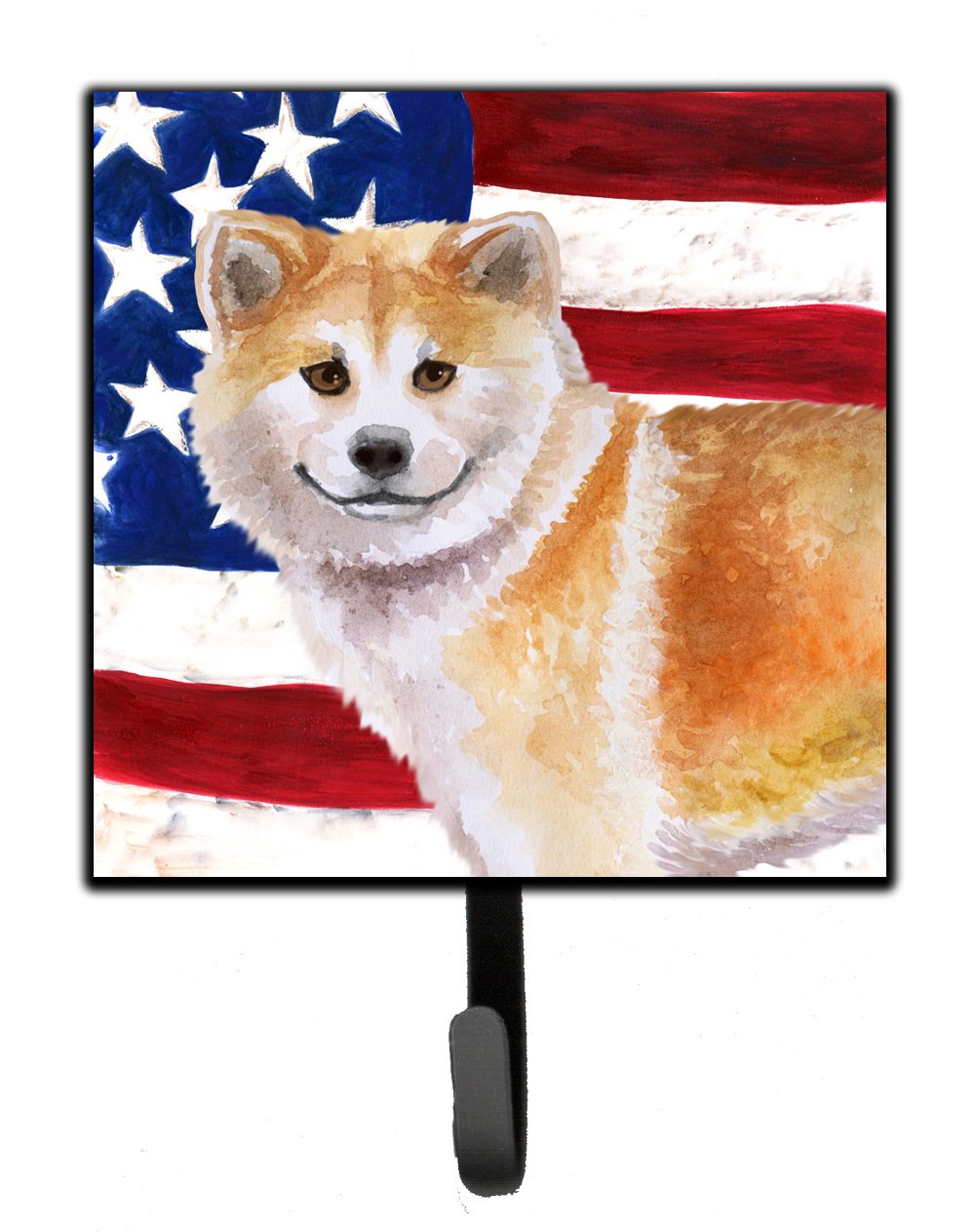 Shiba Inu Patriotic Leash or Key Holder BB9678SH4 by Caroline's Treasures