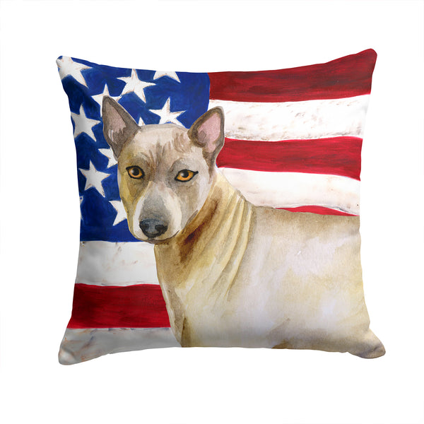 Thai Ridgeback Patriotic Fabric Decorative Pillow BB9680PW1414 - the-store.com