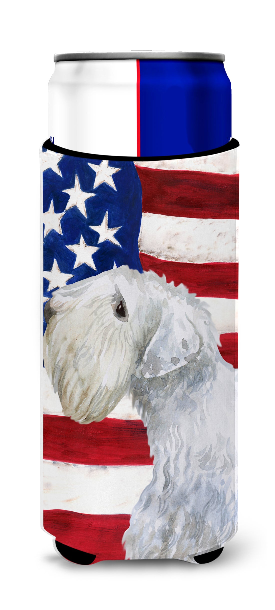 Sealyham Terrier Patriotic  Ultra Hugger for slim cans BB9684MUK  the-store.com.