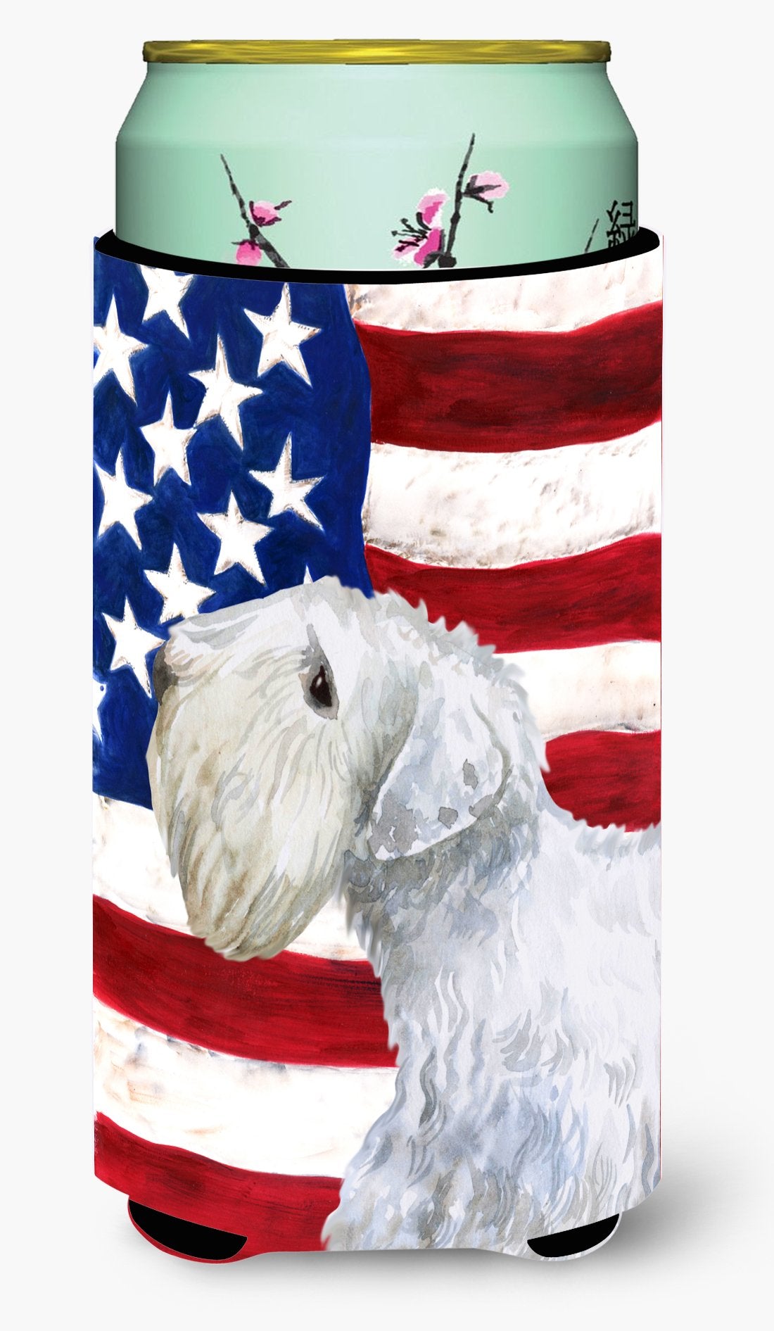 Sealyham Terrier Patriotic Tall Boy Beverage Insulator Hugger BB9684TBC by Caroline's Treasures