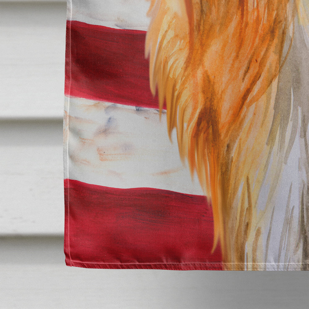 Yorkshire Terrier Patriotic Flag Canvas House Size BB9685CHF  the-store.com.