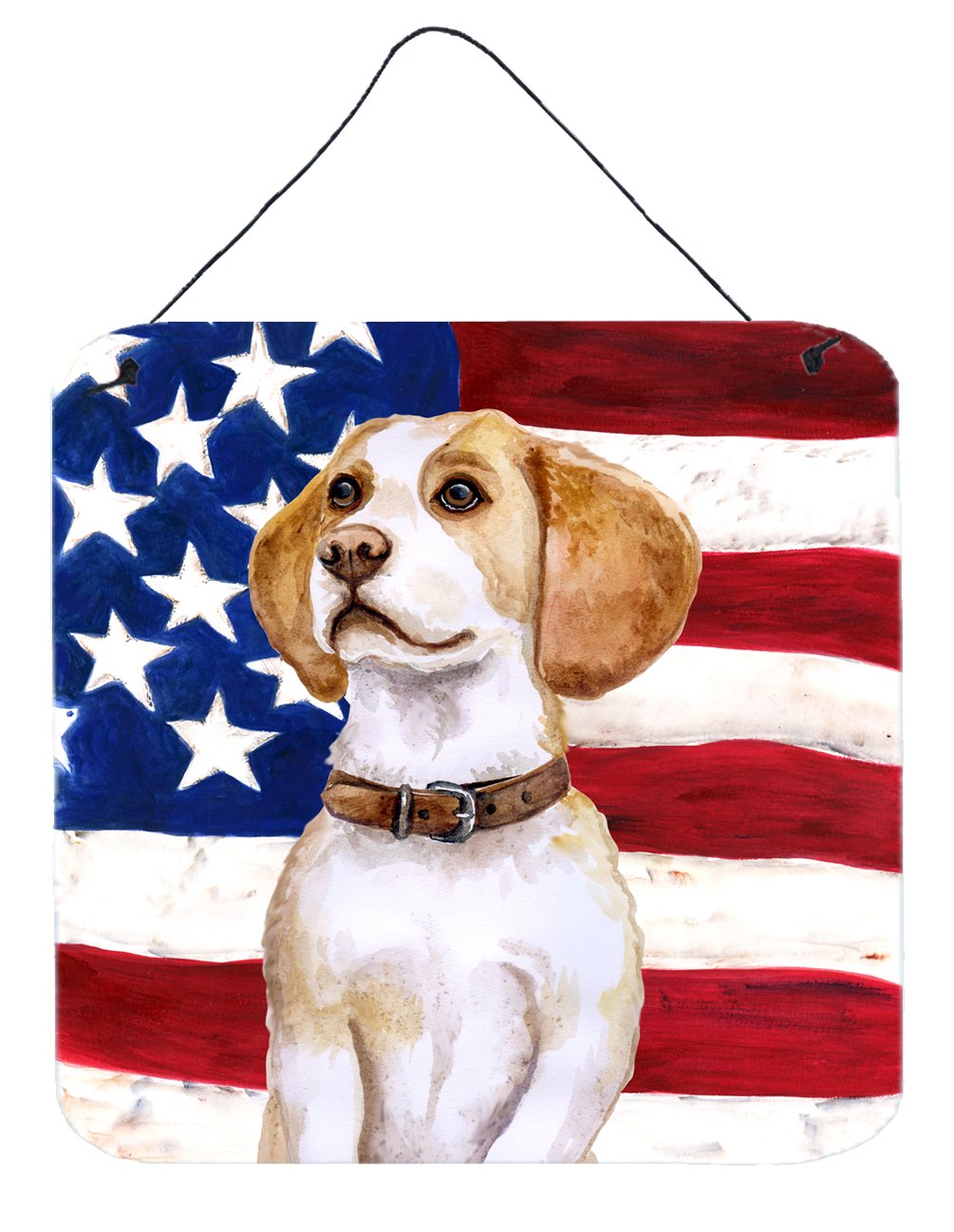 Beagle Patriotic Wall or Door Hanging Prints BB9686DS66 by Caroline&#39;s Treasures