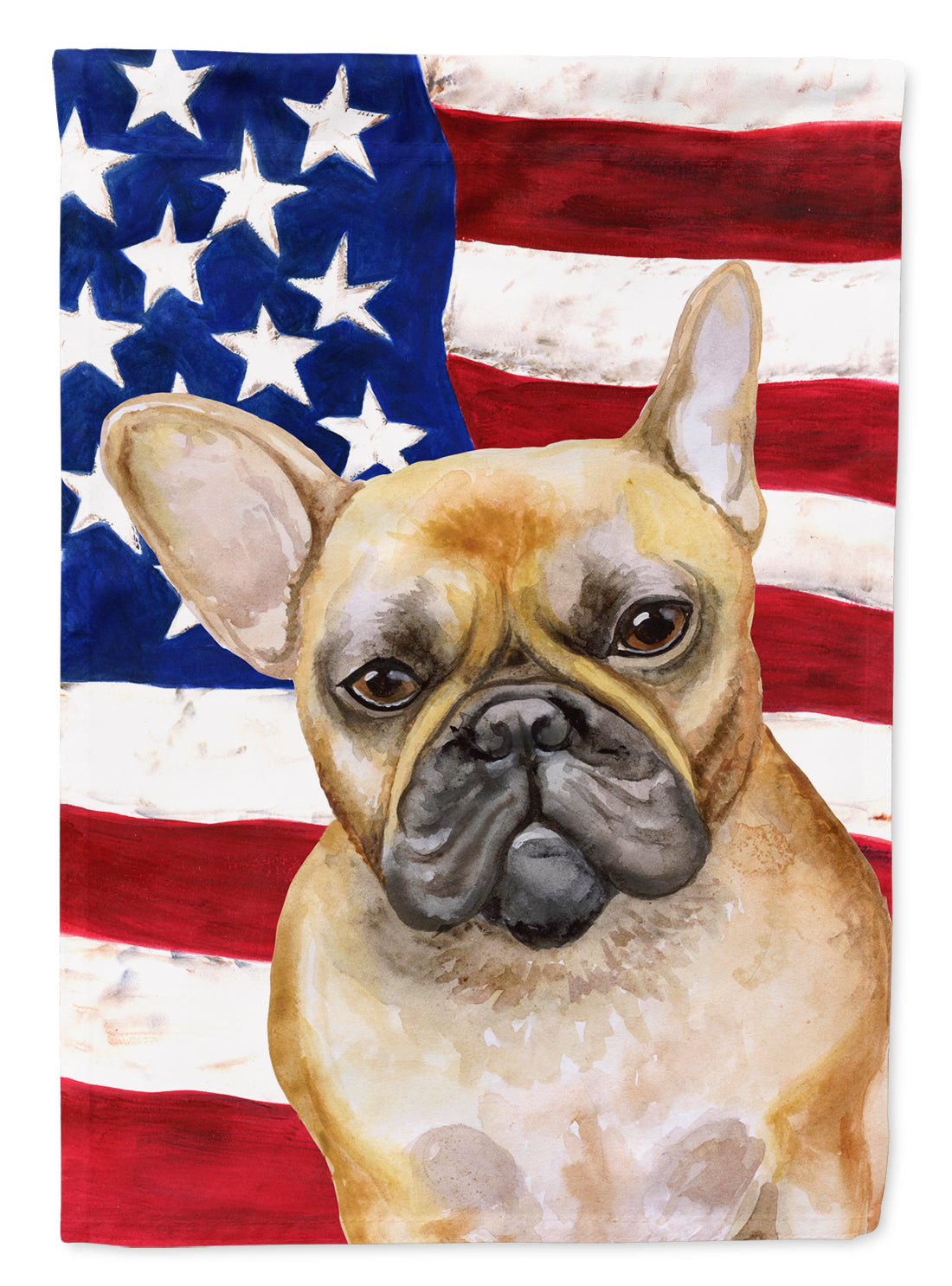 French Bulldog Patriotic Flag Garden Size BB9688GF  the-store.com.