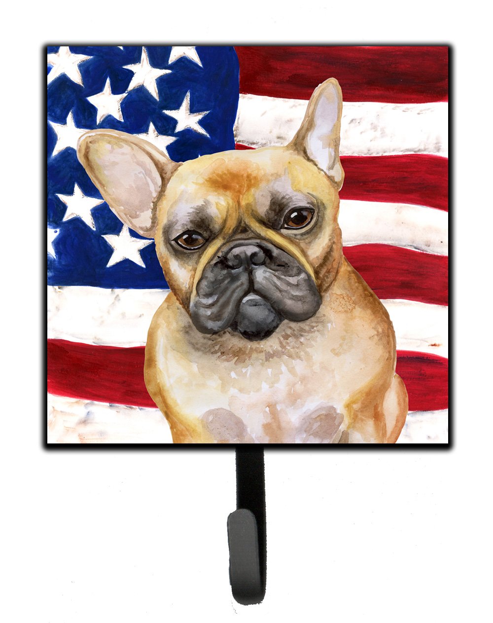 French Bulldog Patriotic Leash or Key Holder BB9688SH4 by Caroline&#39;s Treasures