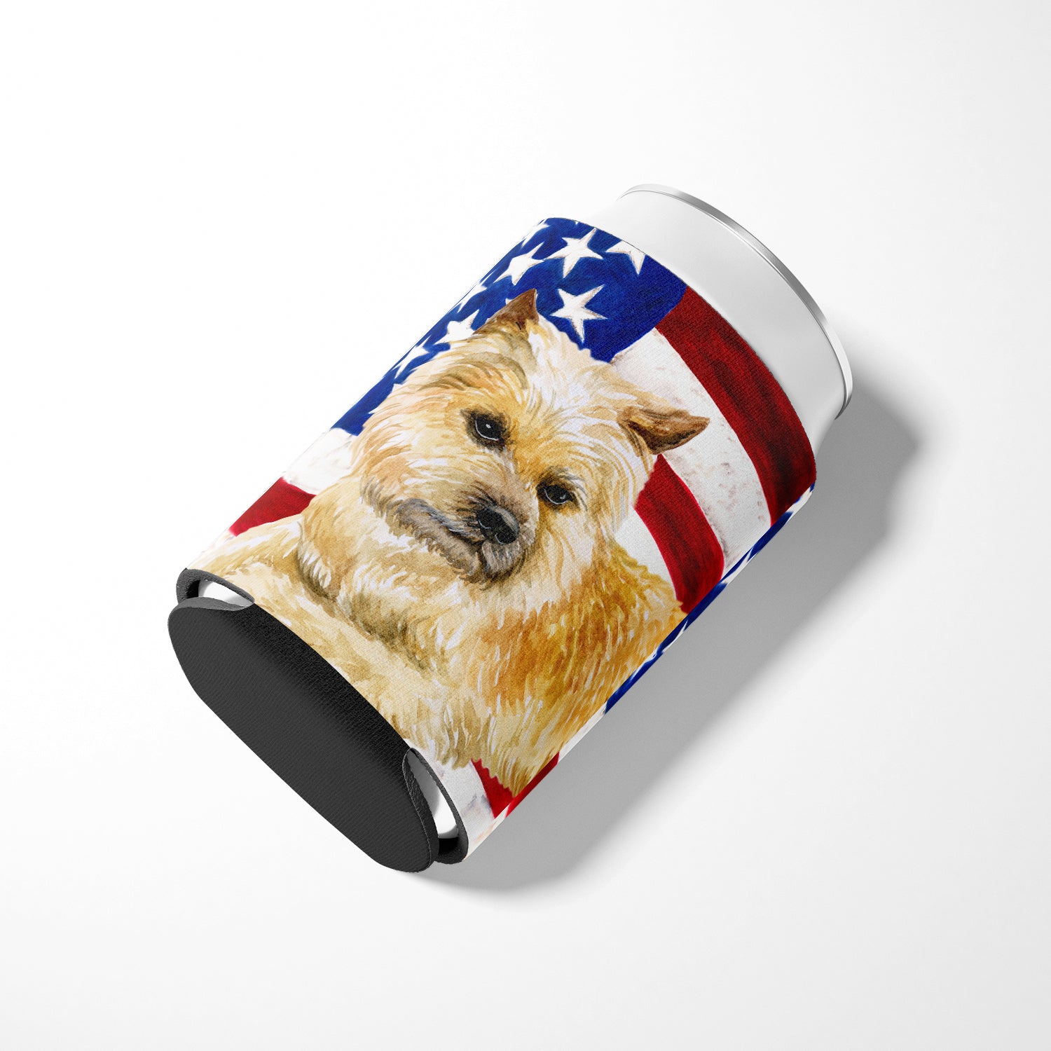Cairn Terrier Patriotic Can or Bottle Hugger BB9690CC  the-store.com.