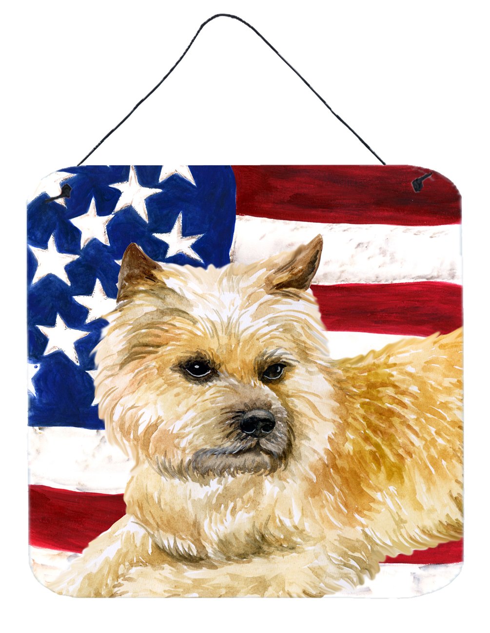 Cairn Terrier Patriotic Wall or Door Hanging Prints BB9690DS66 by Caroline's Treasures