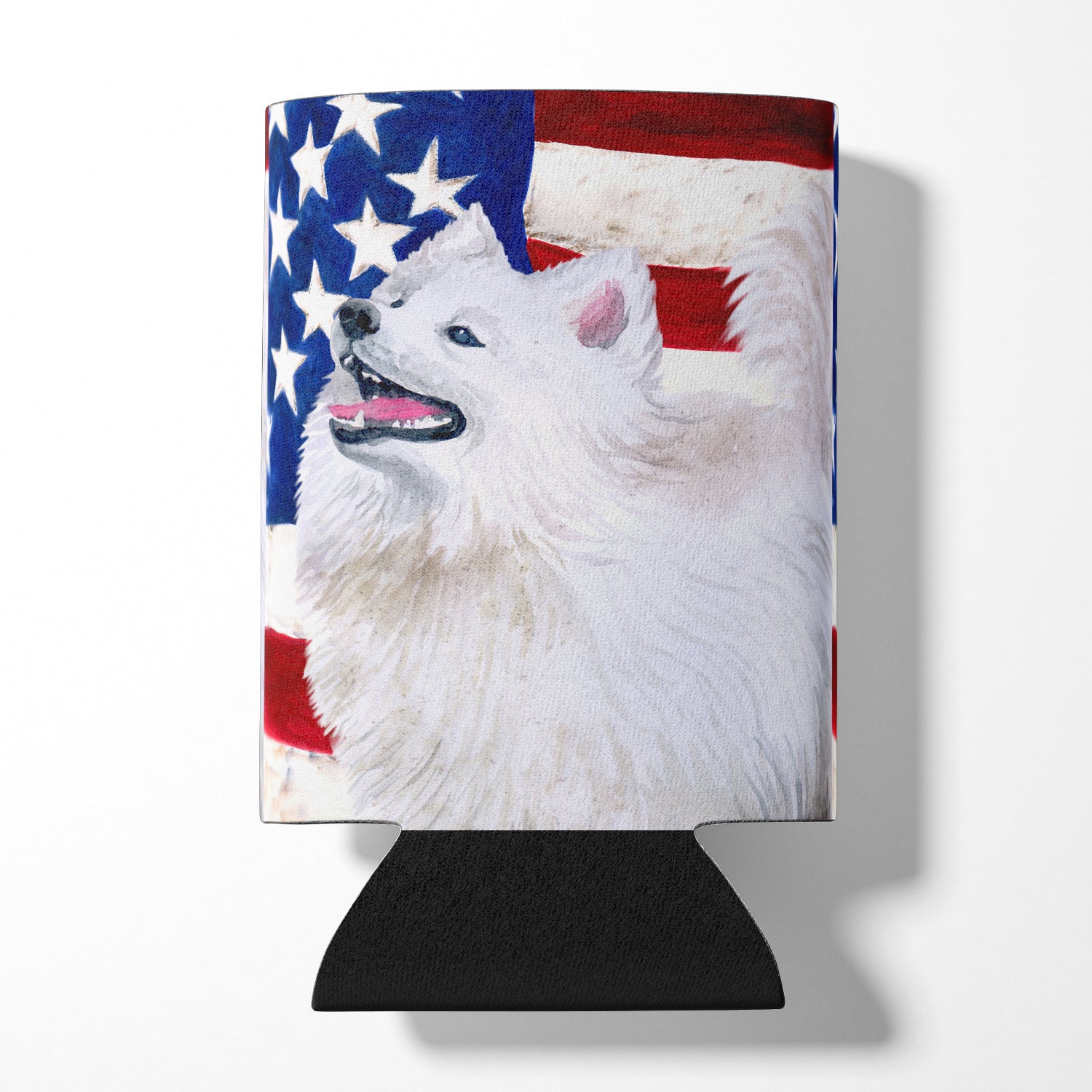 Samoyed Patriotic Can or Bottle Hugger BB9691CC  the-store.com.