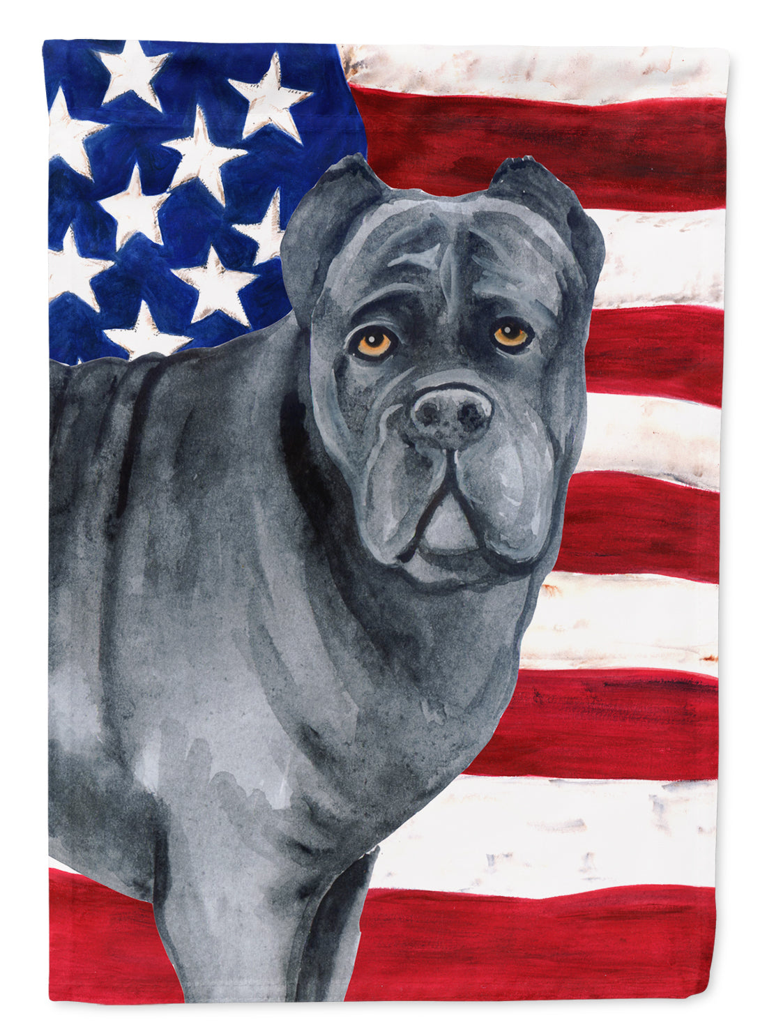 Cane Corso Patriotic Flag Canvas House Size BB9694CHF  the-store.com.