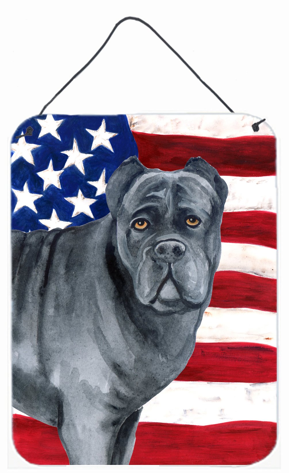 Cane Corso Patriotic Wall or Door Hanging Prints BB9694DS1216 by Caroline's Treasures