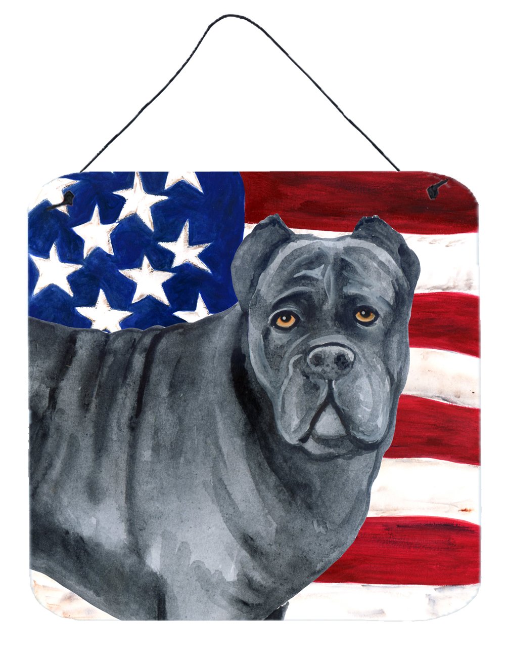 Cane Corso Patriotic Wall or Door Hanging Prints BB9694DS66 by Caroline's Treasures