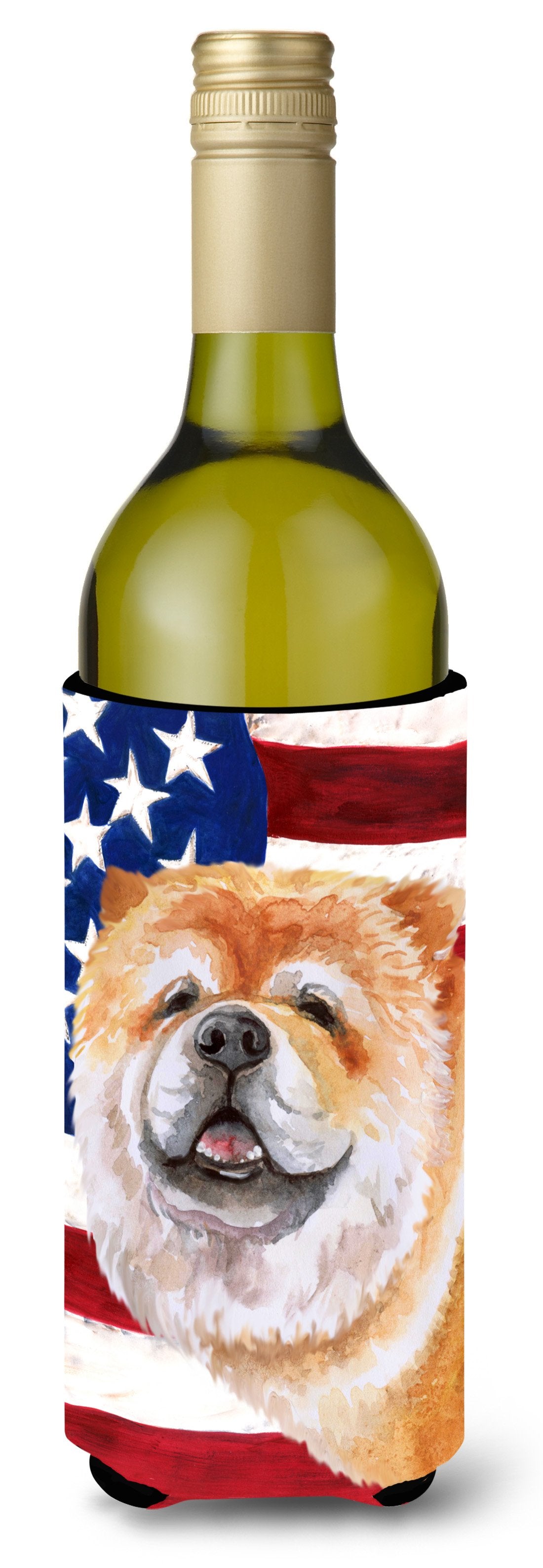 Cane Corso Patriotic Wine Bottle Beverge Insulator Hugger BB9695LITERK by Caroline's Treasures