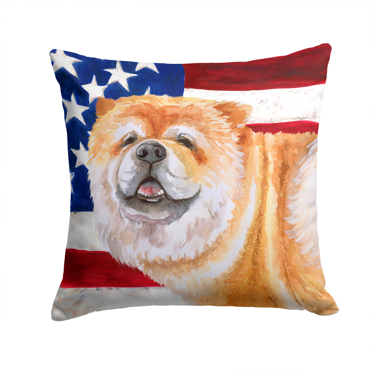 Cane Corso Patriotic Fabric Decorative Pillow BB9695PW1414 - the-store.com