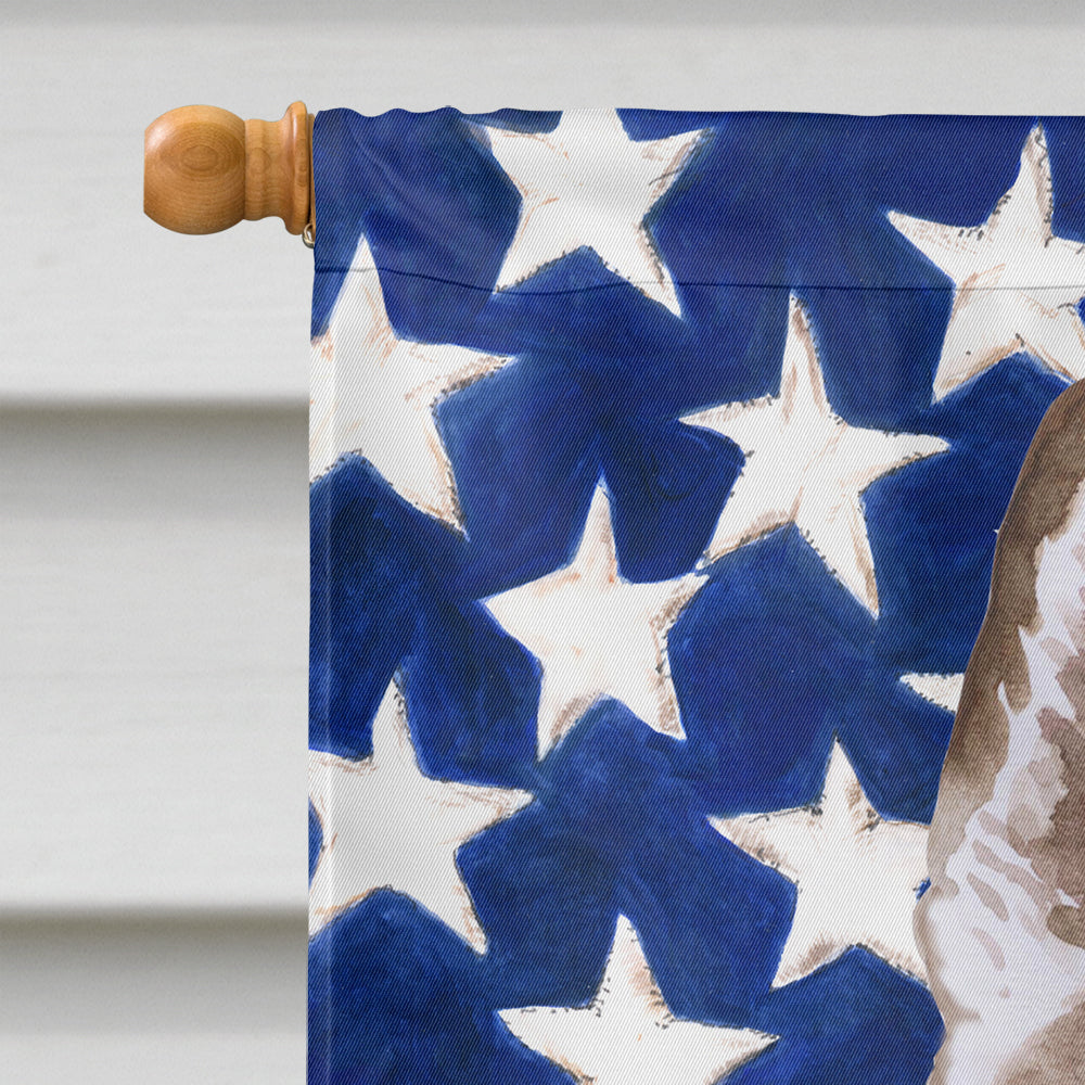 Siberian Husky Grey Patriotic Flag Canvas House Size BB9696CHF  the-store.com.