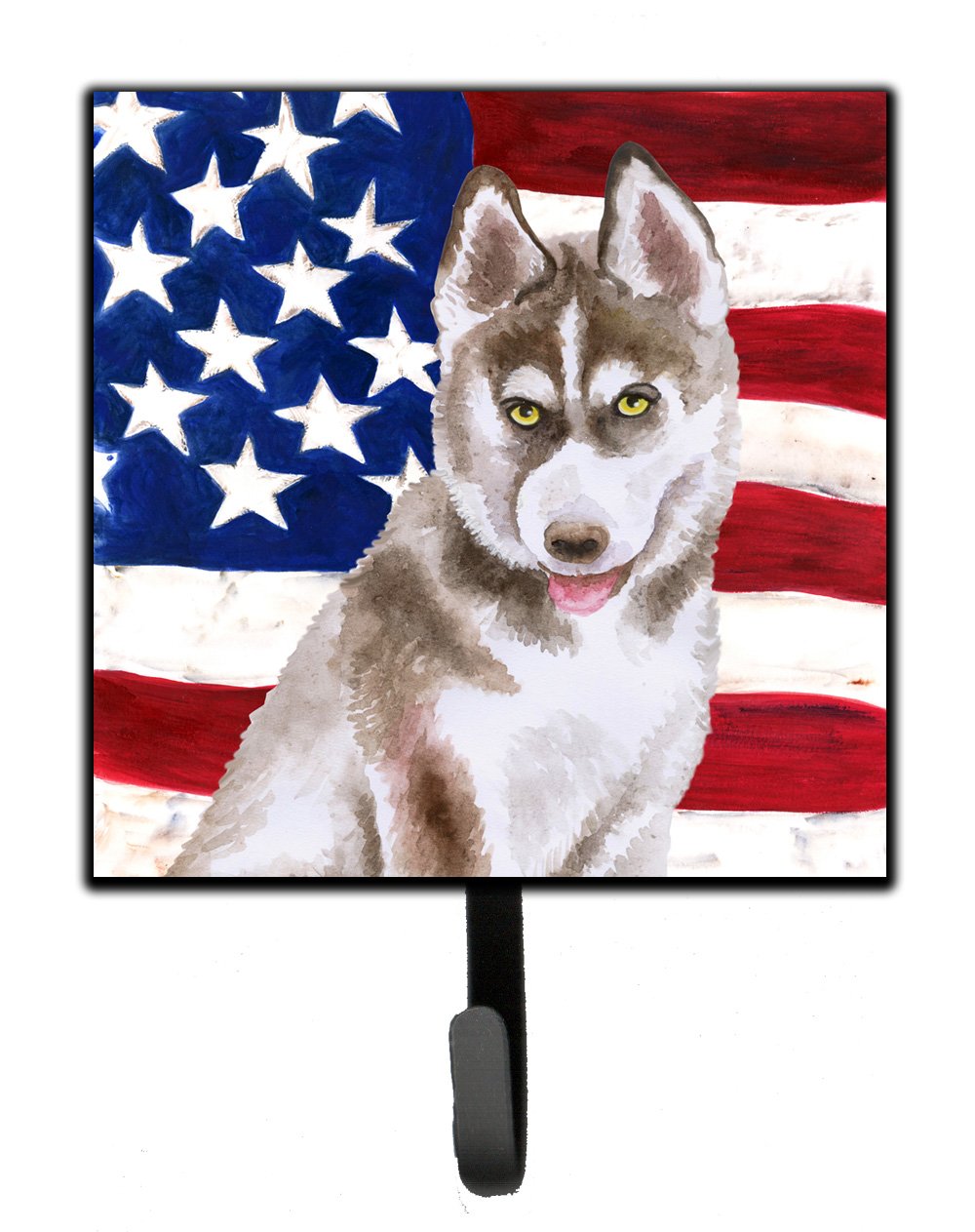 Siberian Husky Grey Patriotic Leash or Key Holder BB9696SH4 by Caroline's Treasures