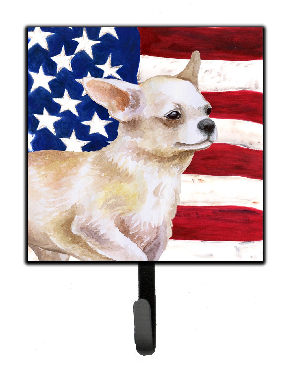 Chihuahua Leg up Patriotic Leash or Key Holder BB9697SH4 by Caroline's Treasures