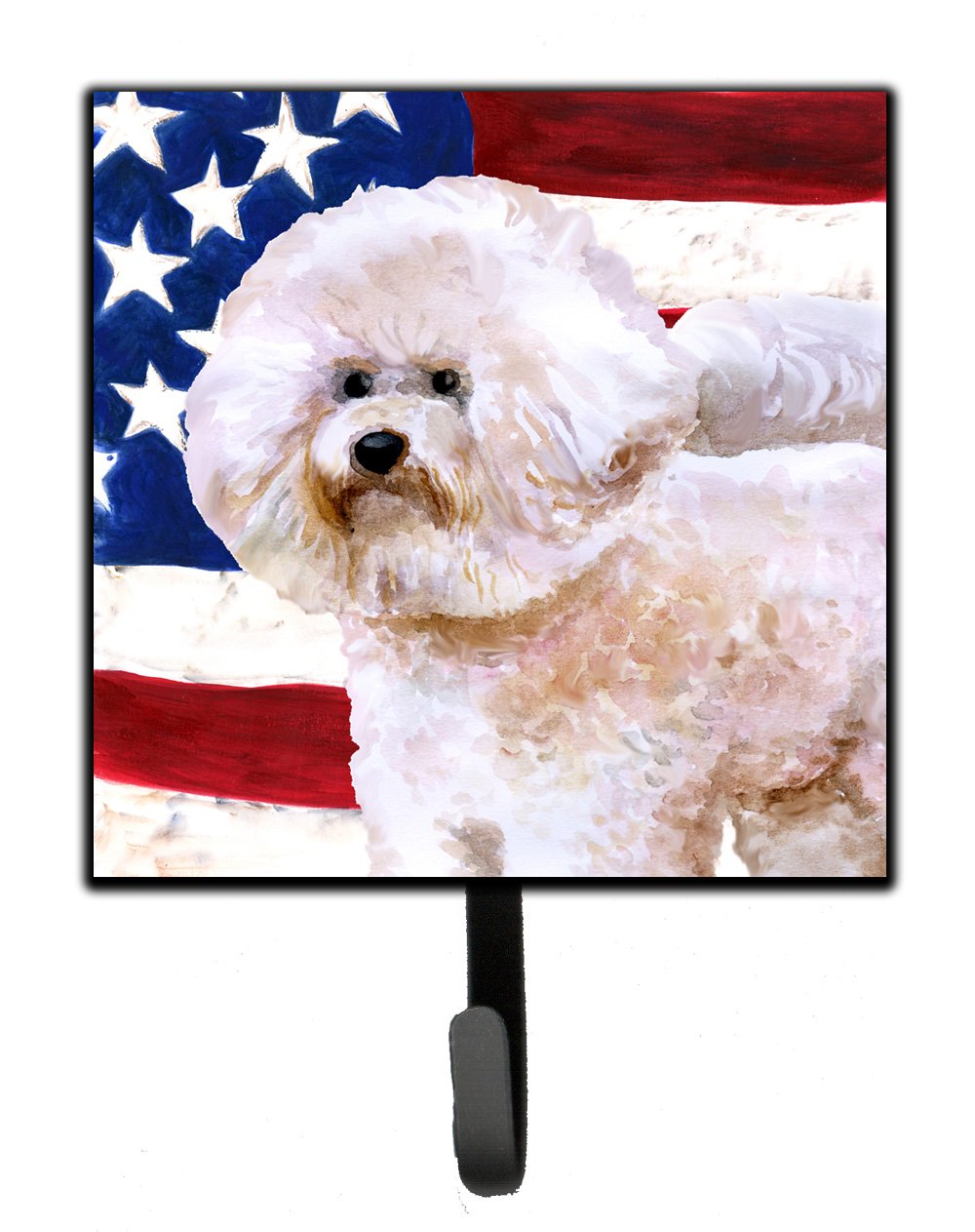 Bichon Frise #2 Patriotic Leash or Key Holder BB9705SH4 by Caroline's Treasures