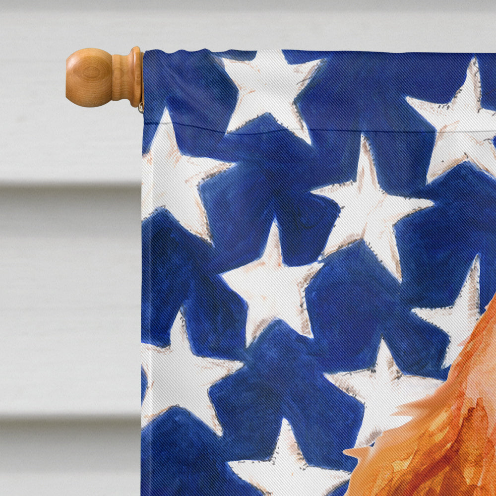 Cocker Spaniel Patriotic Flag Canvas House Size BB9706CHF  the-store.com.