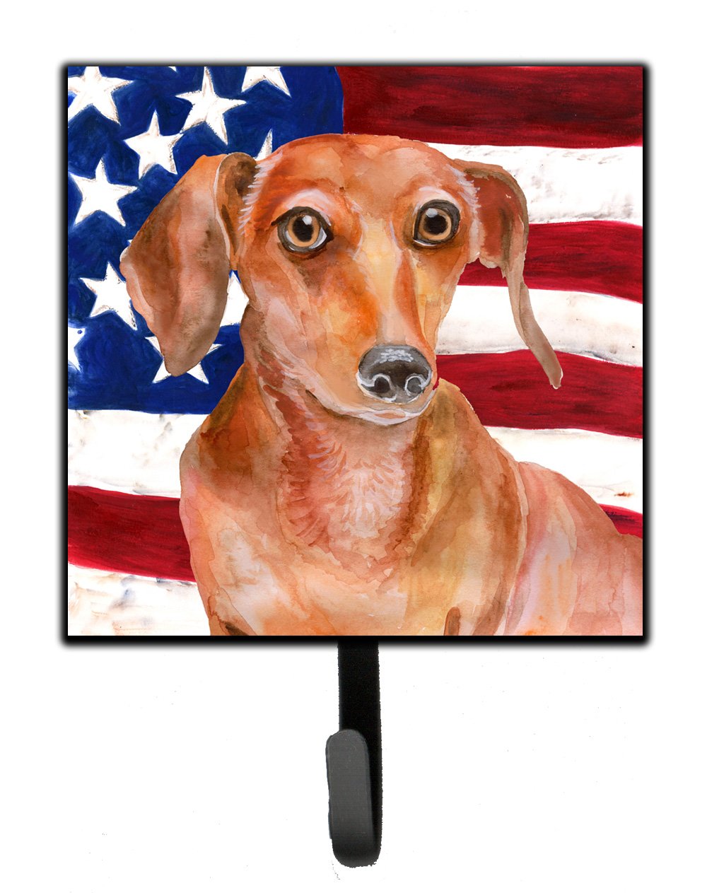 Red Dachshund Patriotic Leash or Key Holder BB9707SH4 by Caroline's Treasures