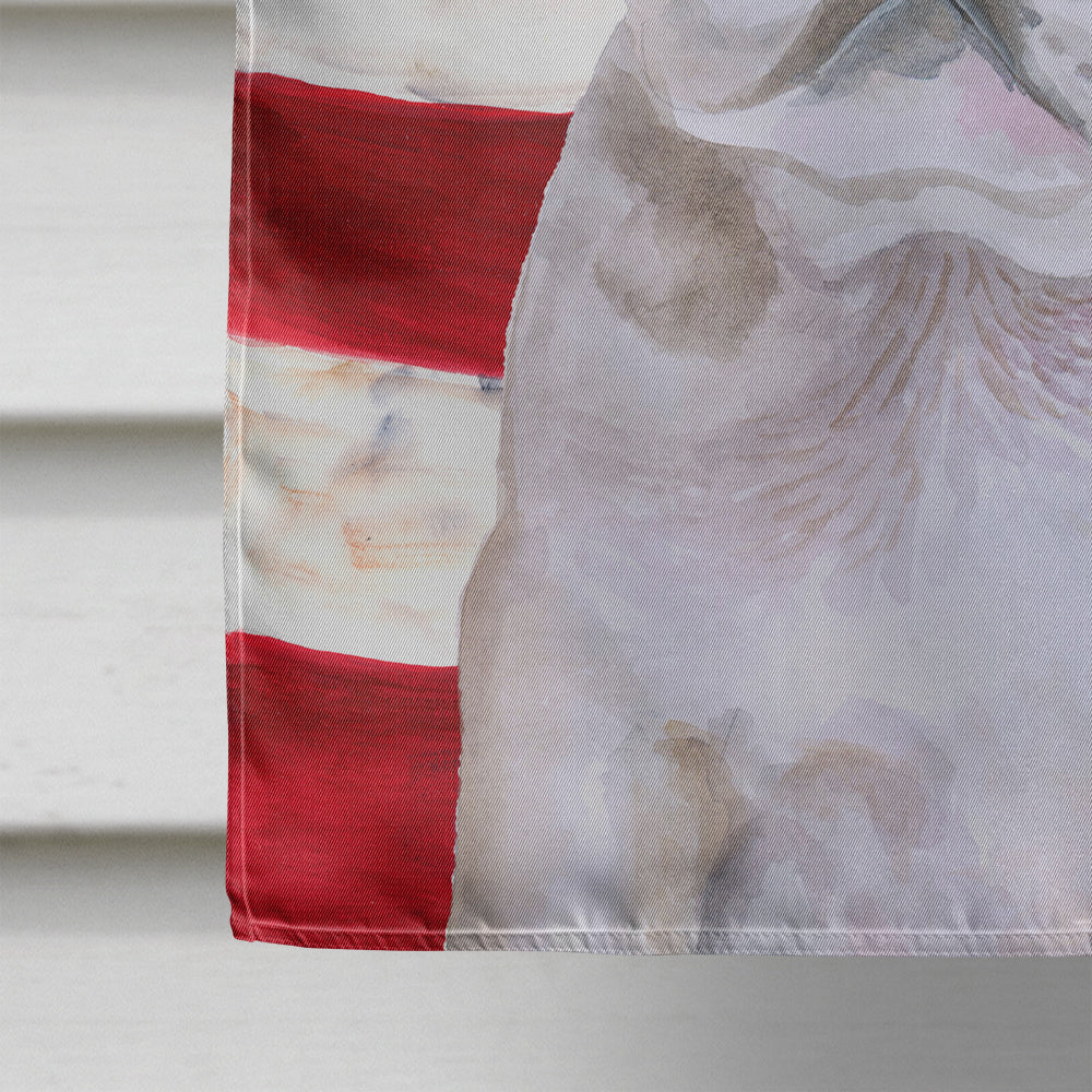 French Bulldog Black White Patriotic Flag Canvas House Size BB9710CHF  the-store.com.